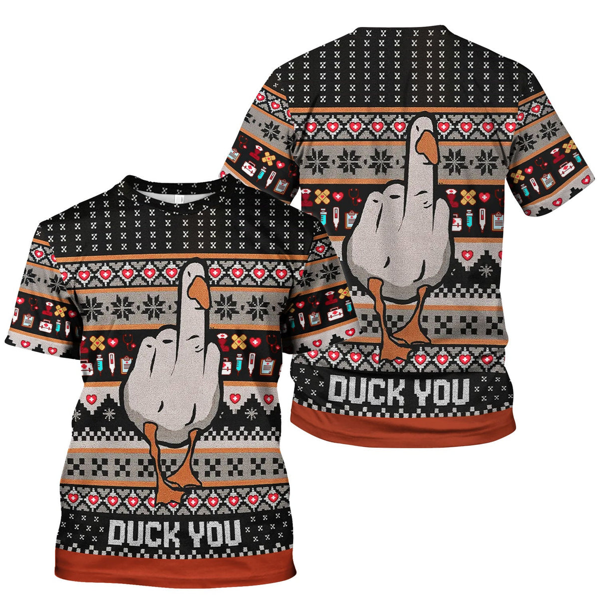 Duck Nurse Scrub Top - Christmas Gift