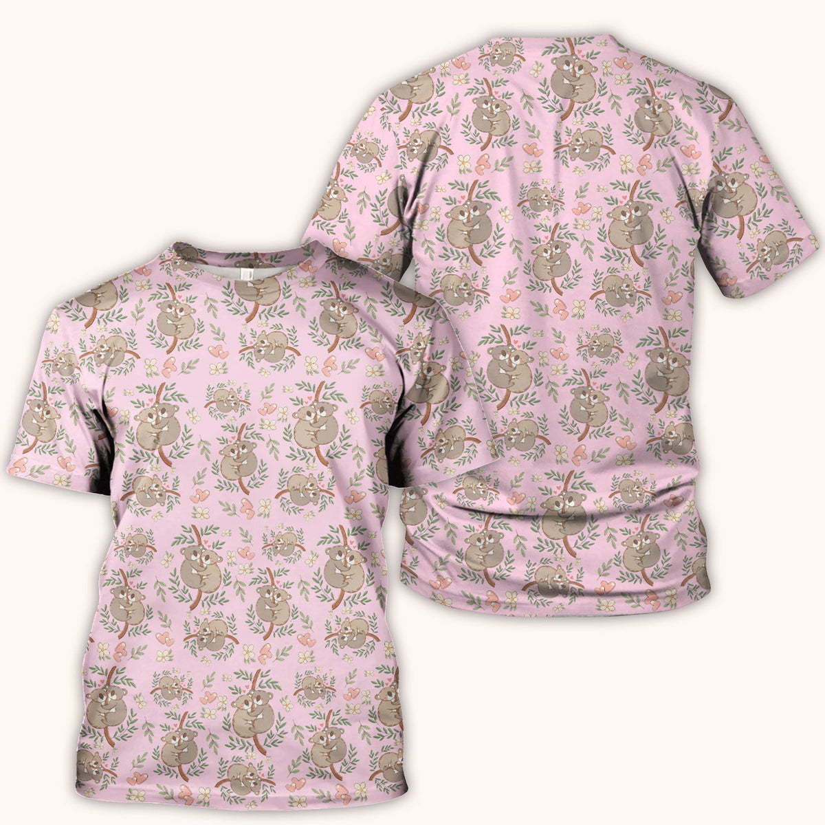 Koala Love Nurse Scrub Top