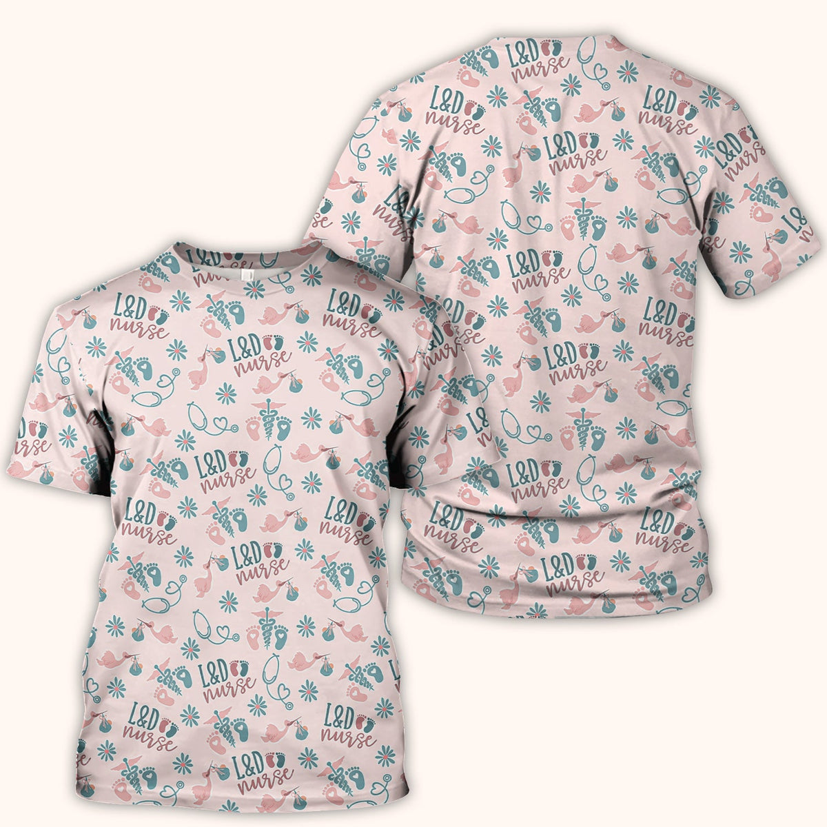 Labor and Delivery Nurse Scrub Top