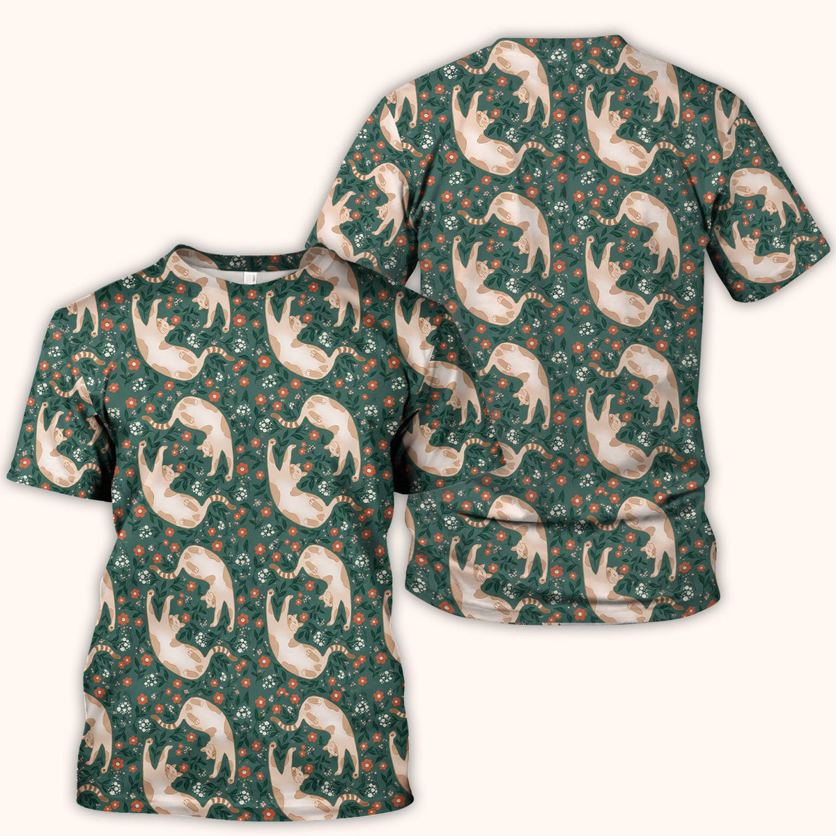 Glowing Blue Butterfly Garden Nurse Scrub Top