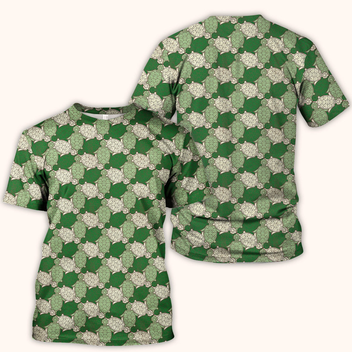 Green Sea Turtle Shell Nurse Scrub Top