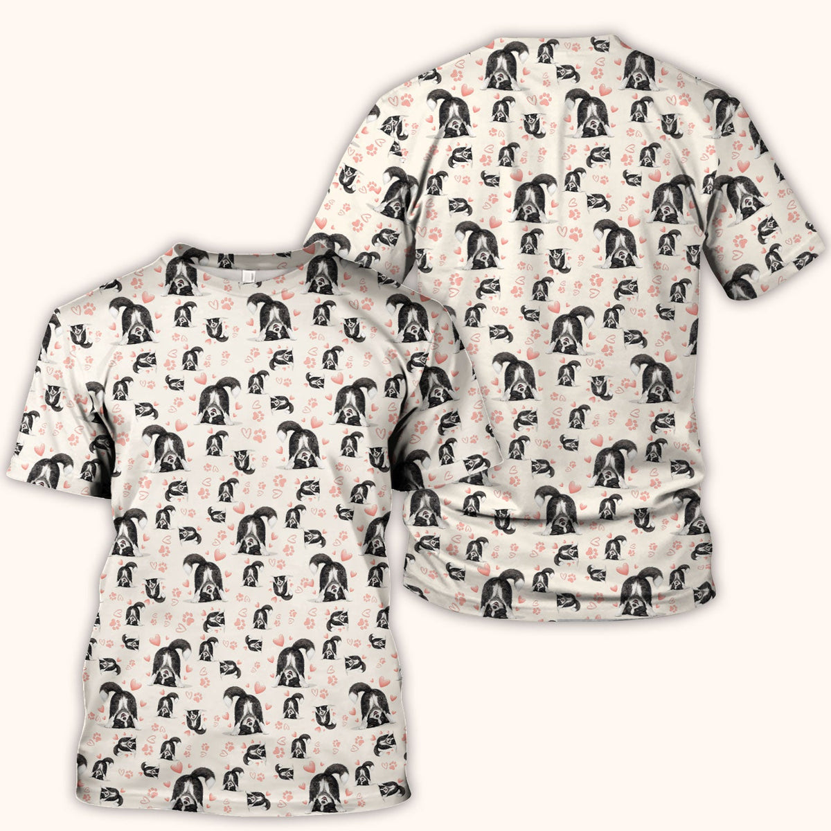 Puppy Heart Nurse Scrub Top