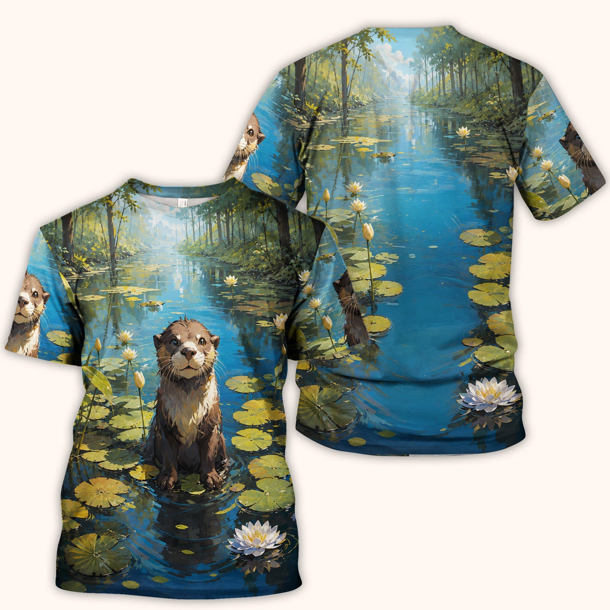 Otter Pond Nurse Scrub Top