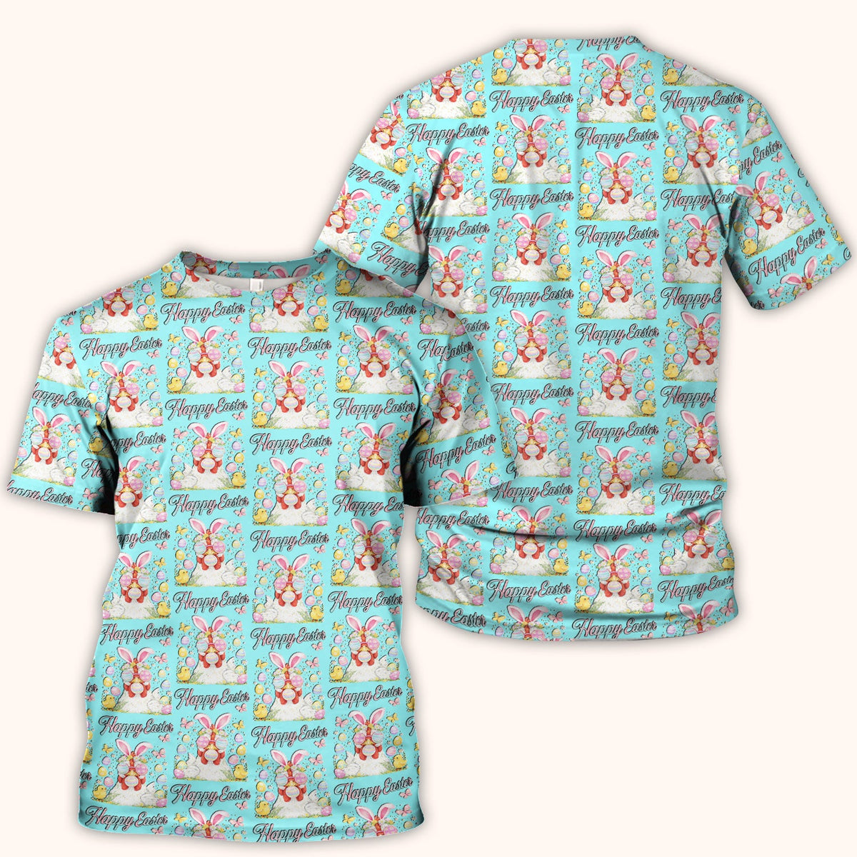 Bunny Eggs Nurse Scrub Top - Easter Gift