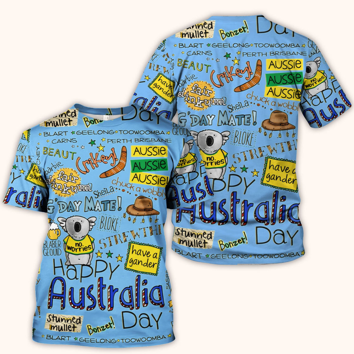 Koala Australia Nurse Scrub Top