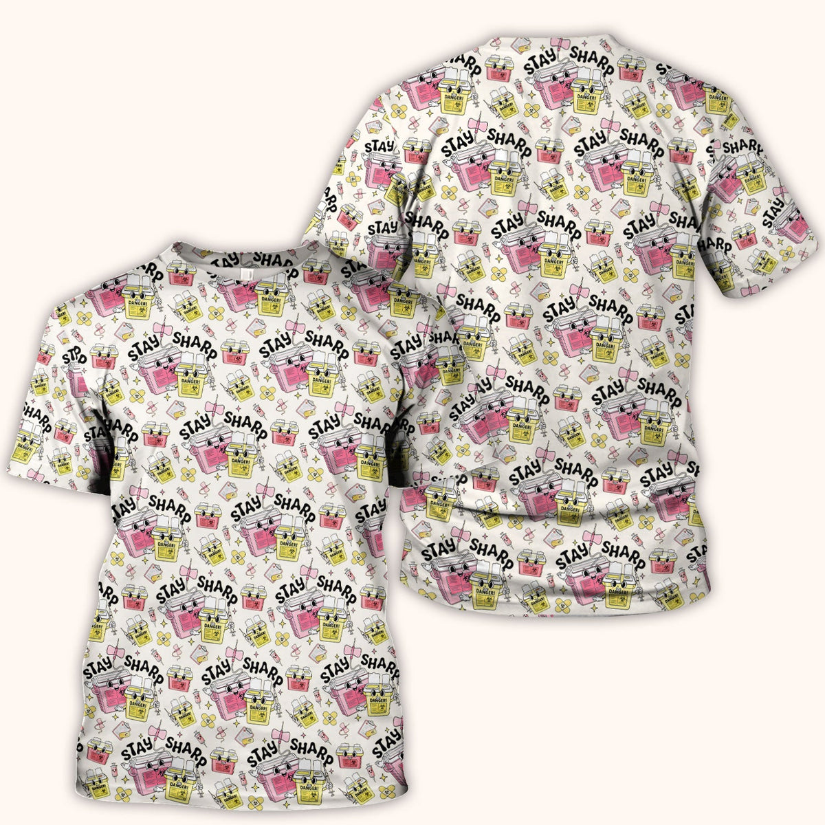 Stay Sharp Nurse Scrub Top