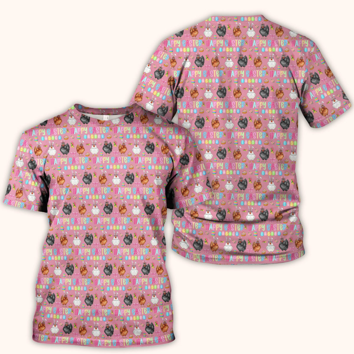 Bunny Eggs Nurse Scrub Tops - Easter Gift