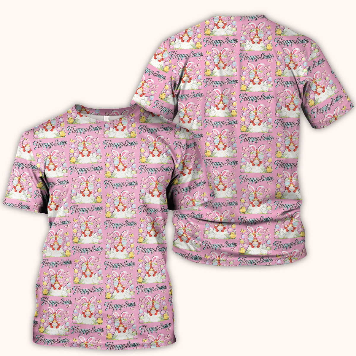 Bunny Eggs Nurse Scrub Top - Easter Gift