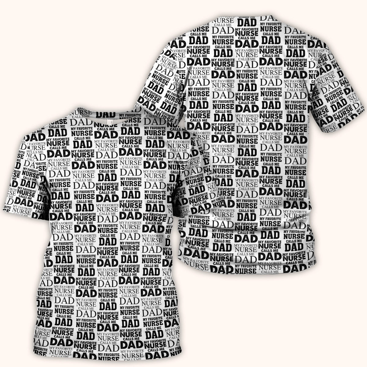 Favorite Nurse Calls Dad Scrub Top