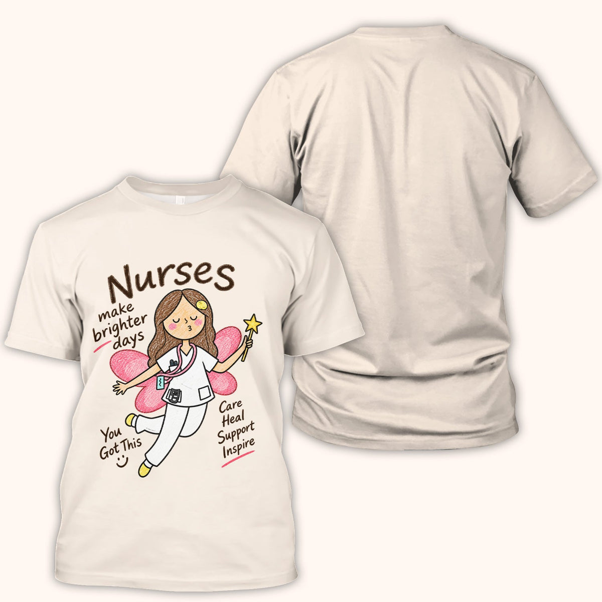 Nurses Make Brighter Days Fairy Shirt