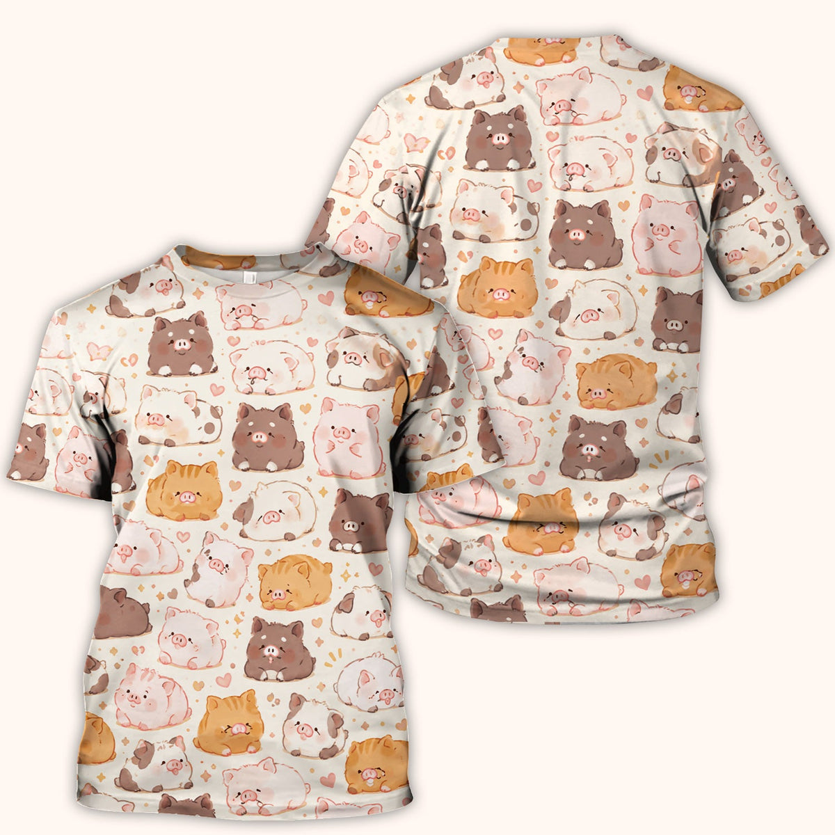 Chubby Pig Nurse Scrub Top