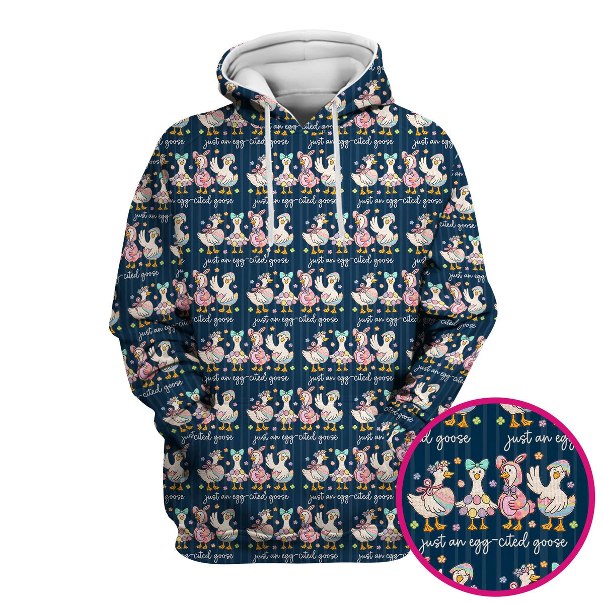 Easter Goose Egg Nurse Scrub Top