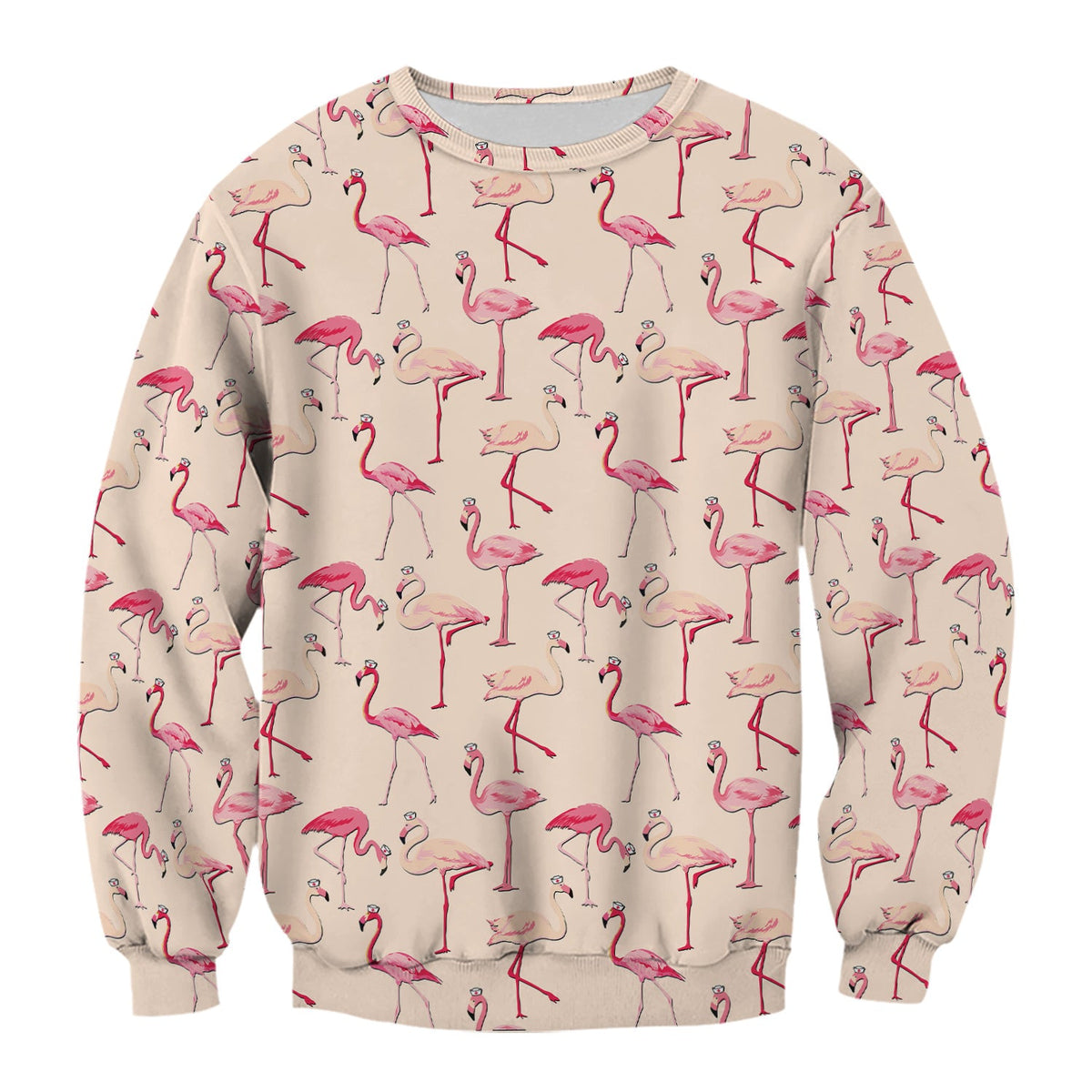 Flamingo Nurse Scrub Top