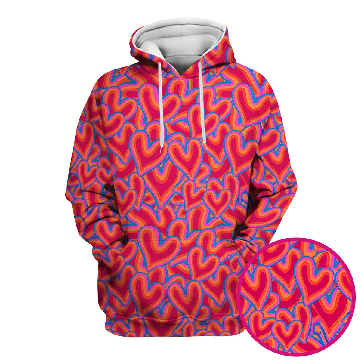Valentine Heart Nurse Scrub Top