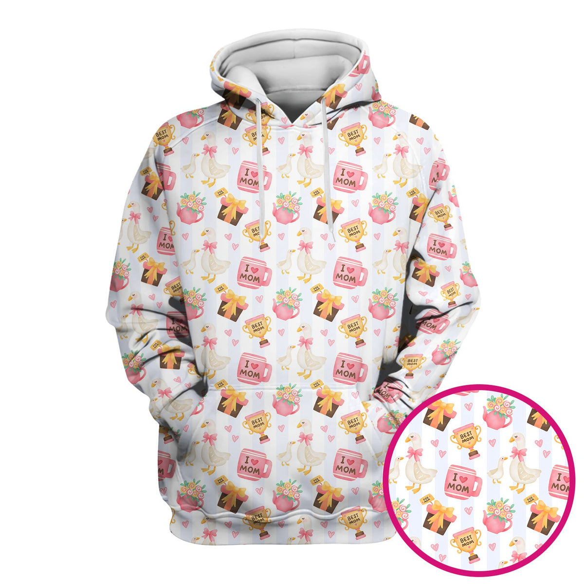 Sweet Nurse Mom Goose Trophy Scrub Top