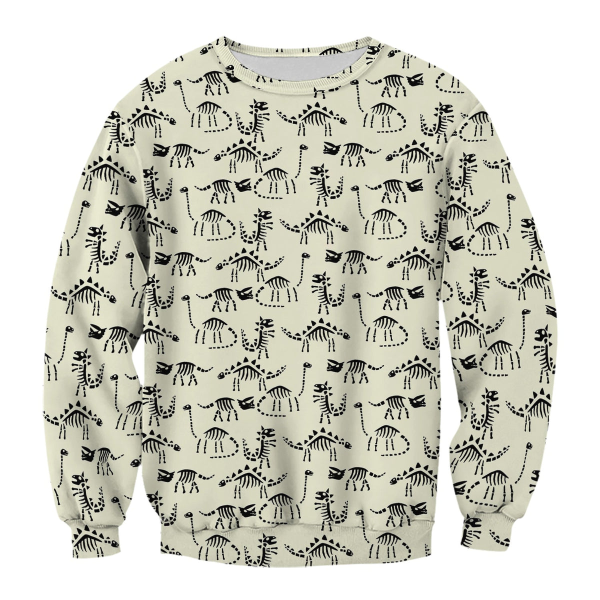 Dinosaur Skeleton Fossil Nurse Scrub Top