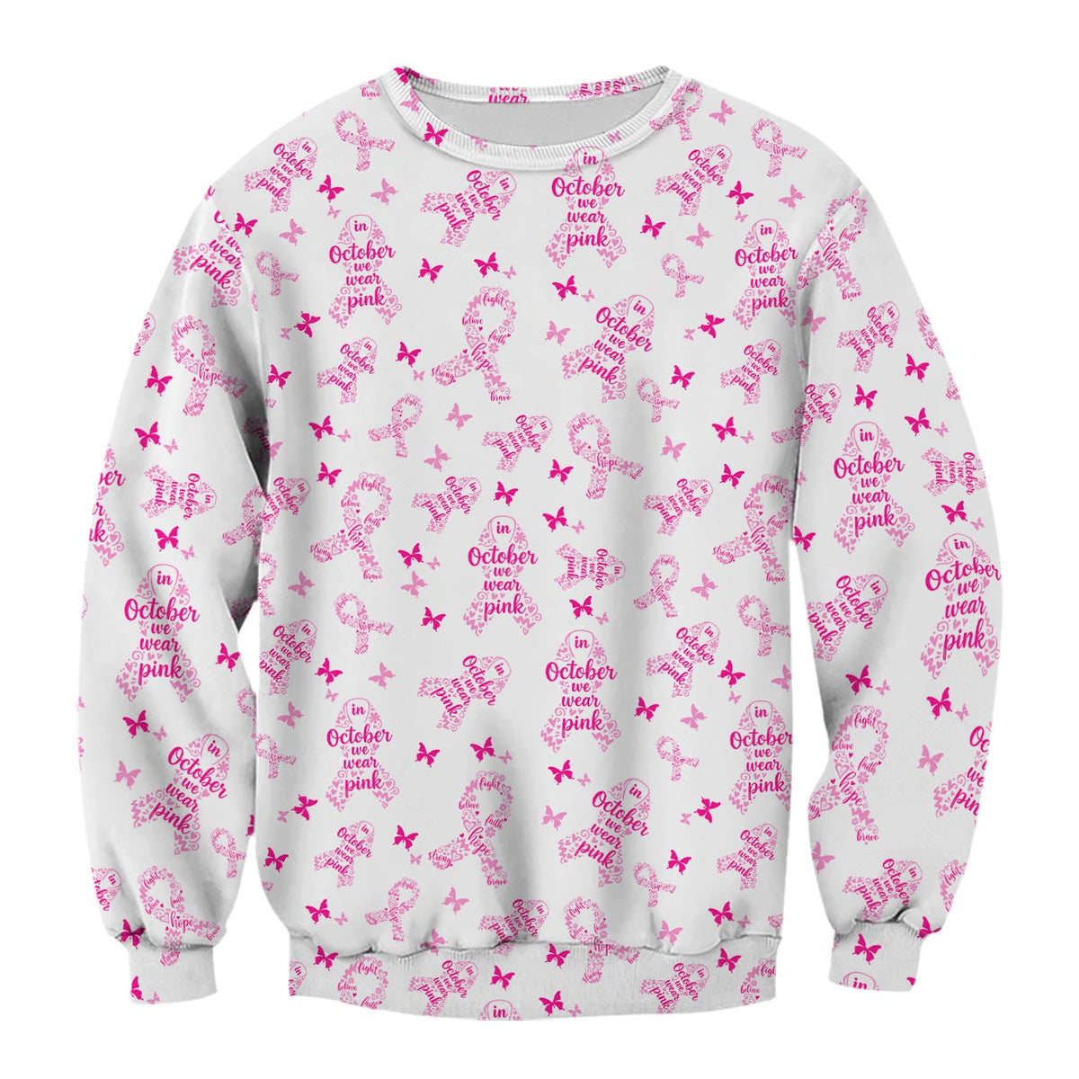 Personalized Breast Cancer Awareness Nurse Scrub Top