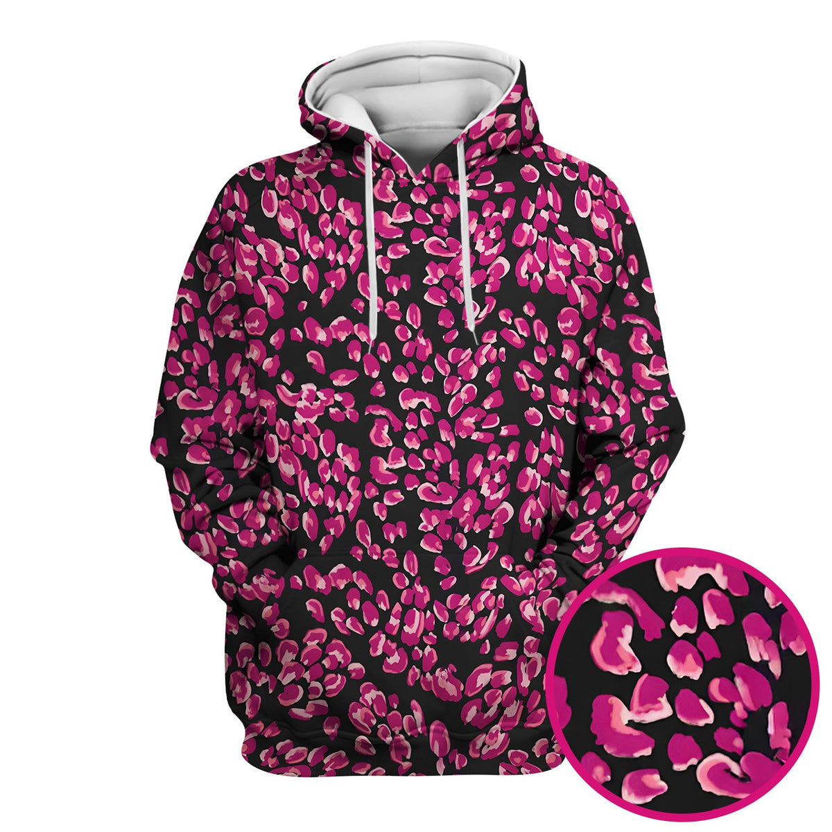 Falling Pink Rose Petals Nurse Scrub Top