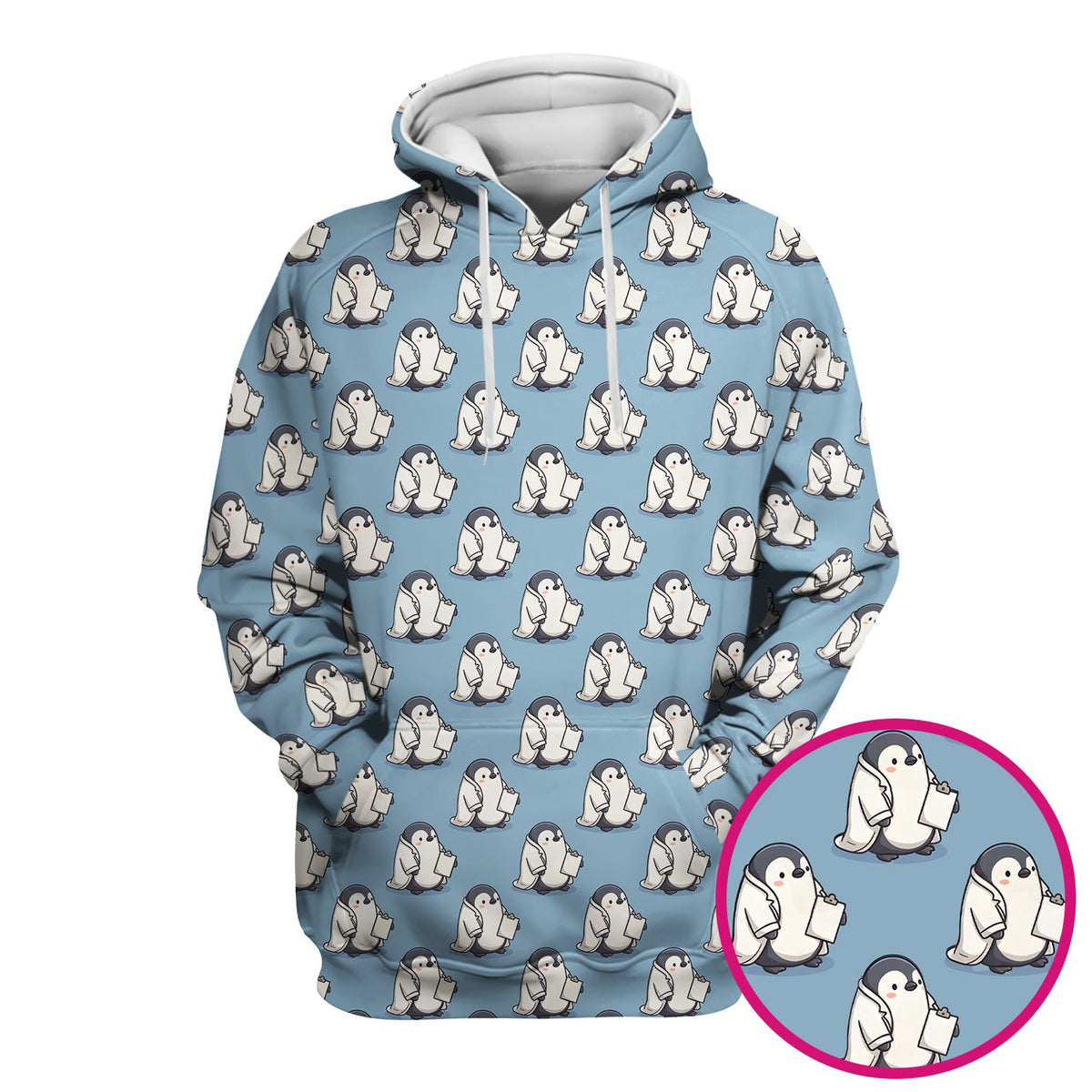Penguin Medical Nurse Scrub Top