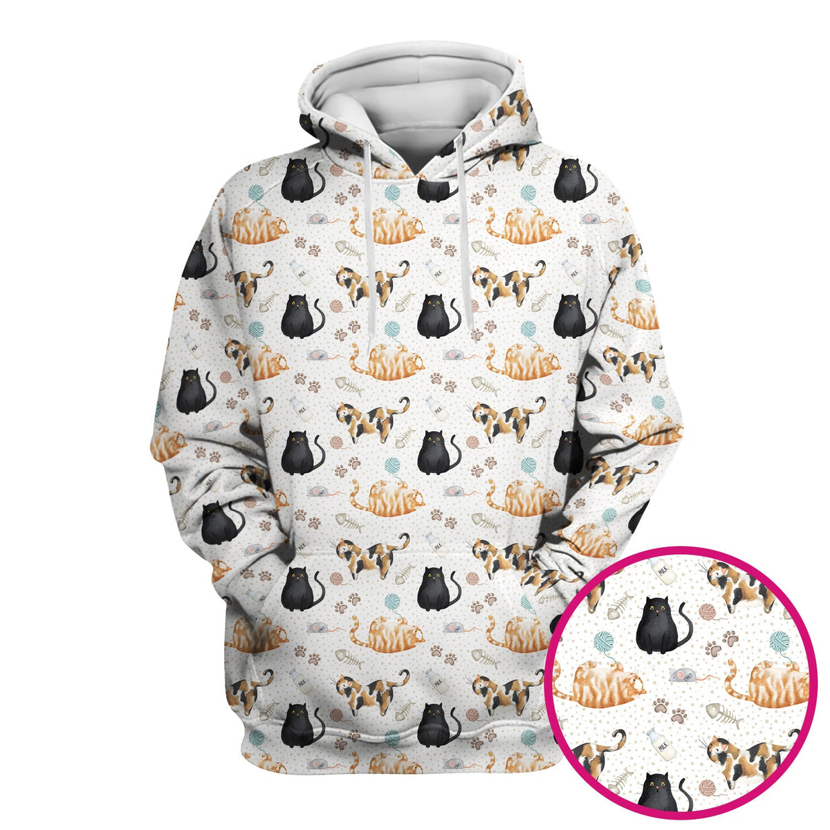 Cat Yarn Paw Nurse Scrub Top