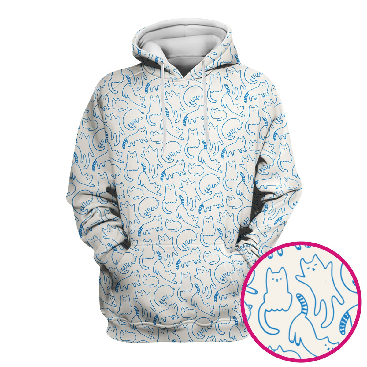 Artistic Cat Nurse Scrub Top