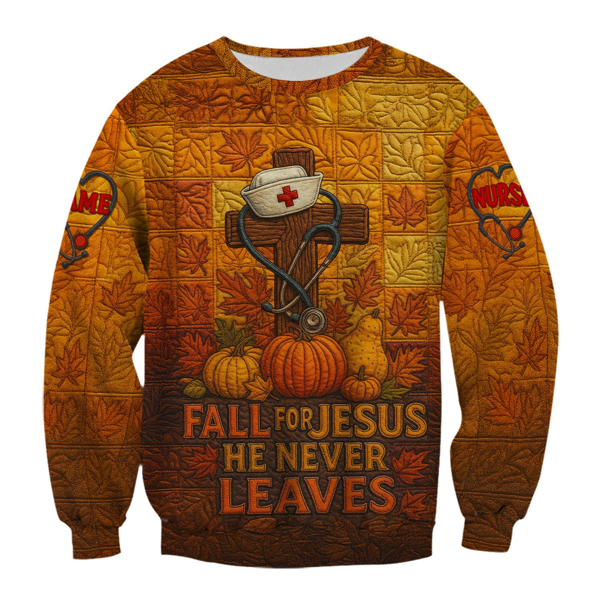 Personalized Fall Nurse Shirt