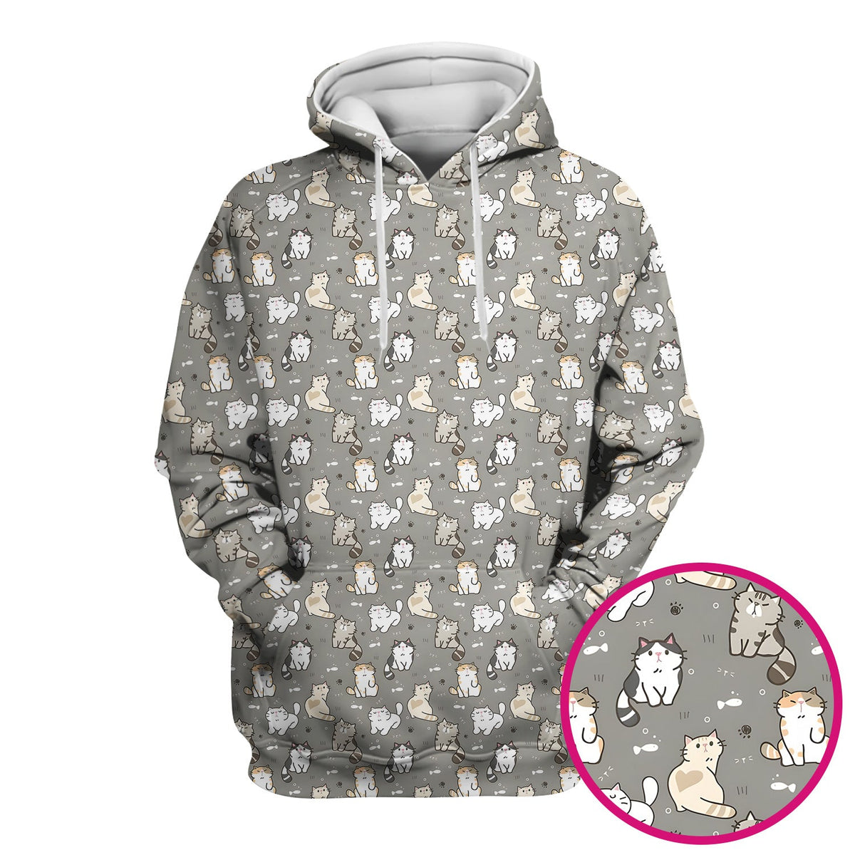 Pastel Cat Nurse Scrub Top