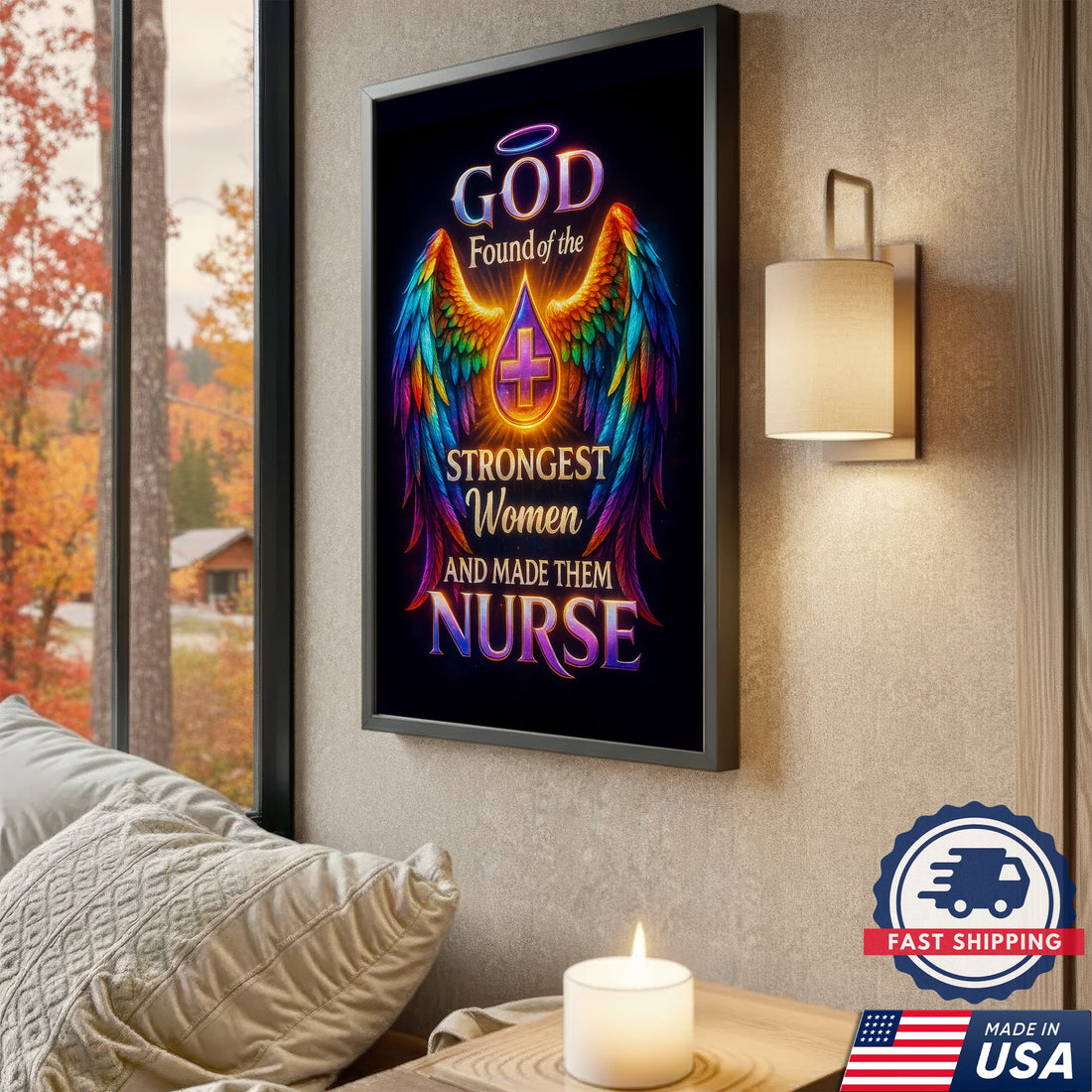 Strongest Women Nurse Canvas