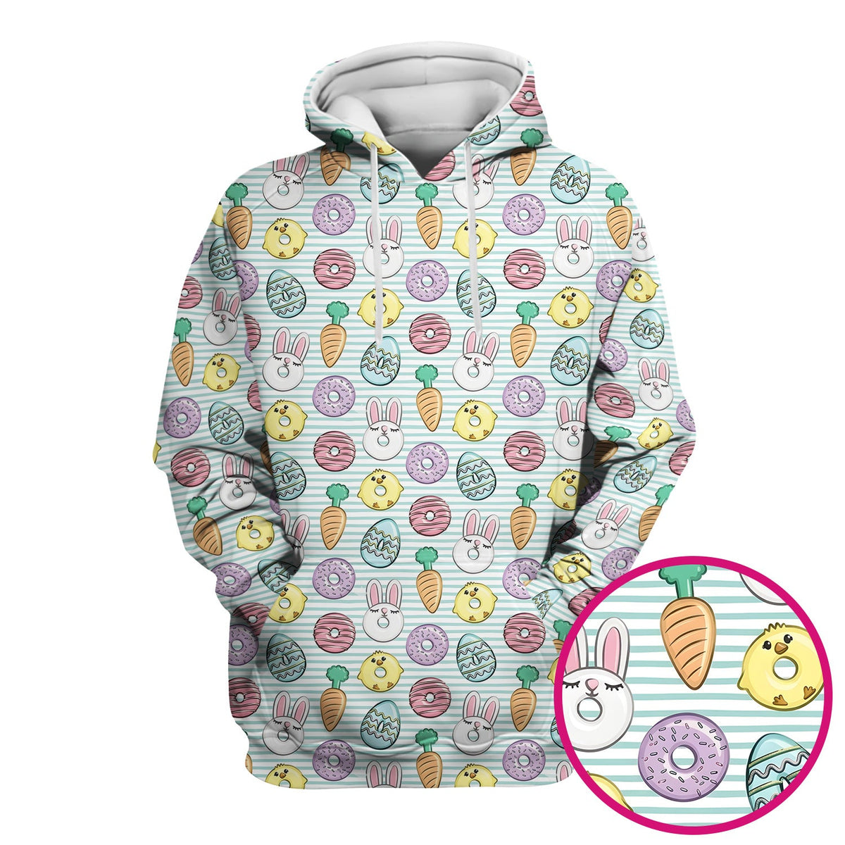 Chick Bunny Nurse Scrub Top - Easter Gift