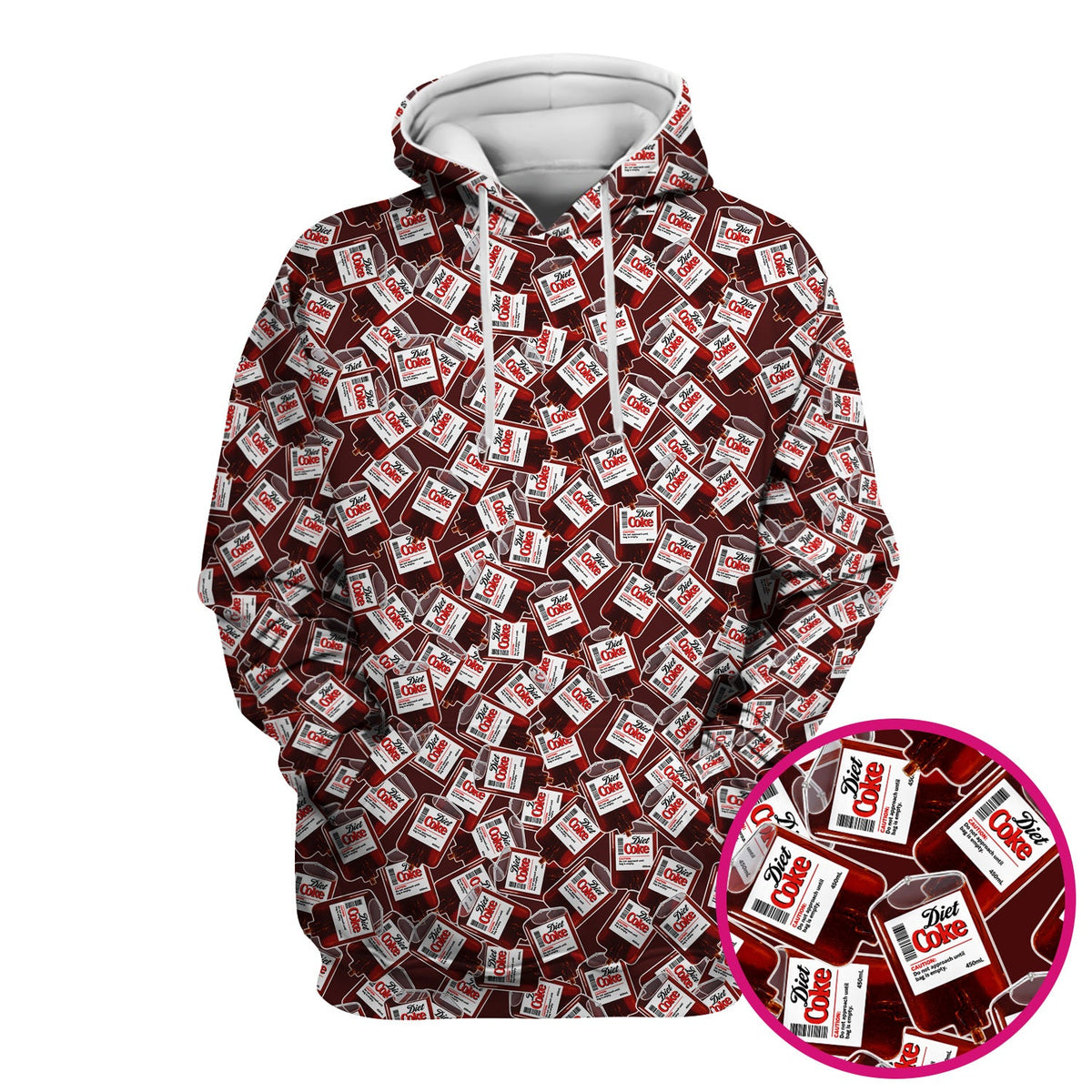 Vintage Soda Bottle Red Nurse Scrub Top