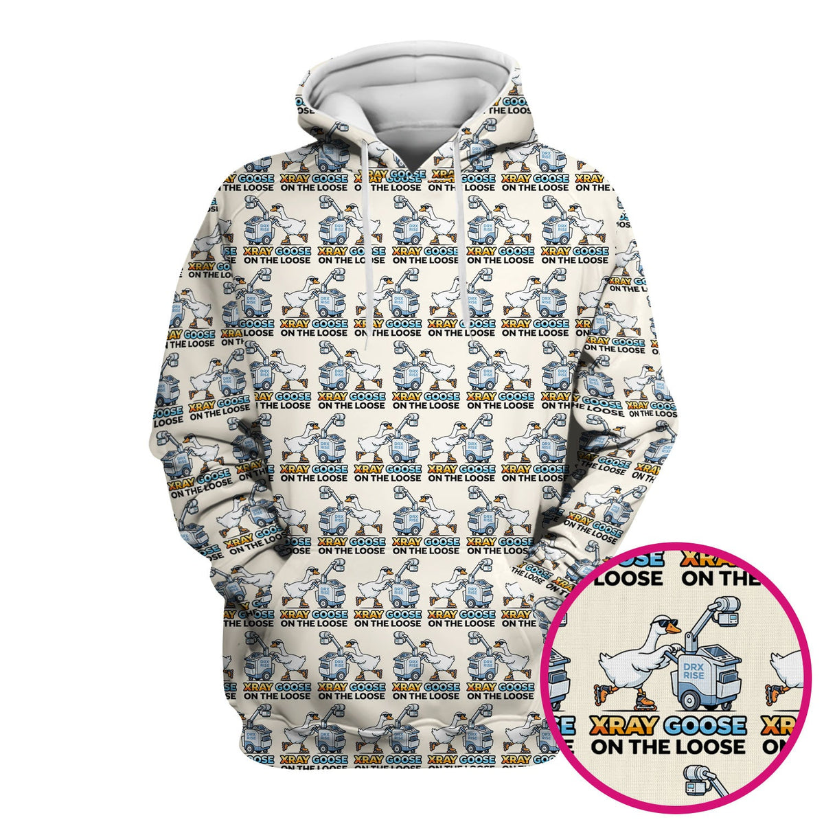 Xray Goose On The Loose Nurse Scrub Top