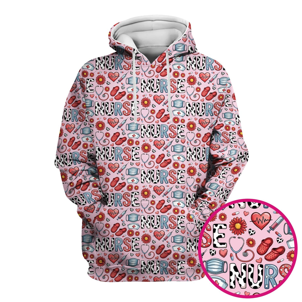Medical Icon Nurse Scrub Top
