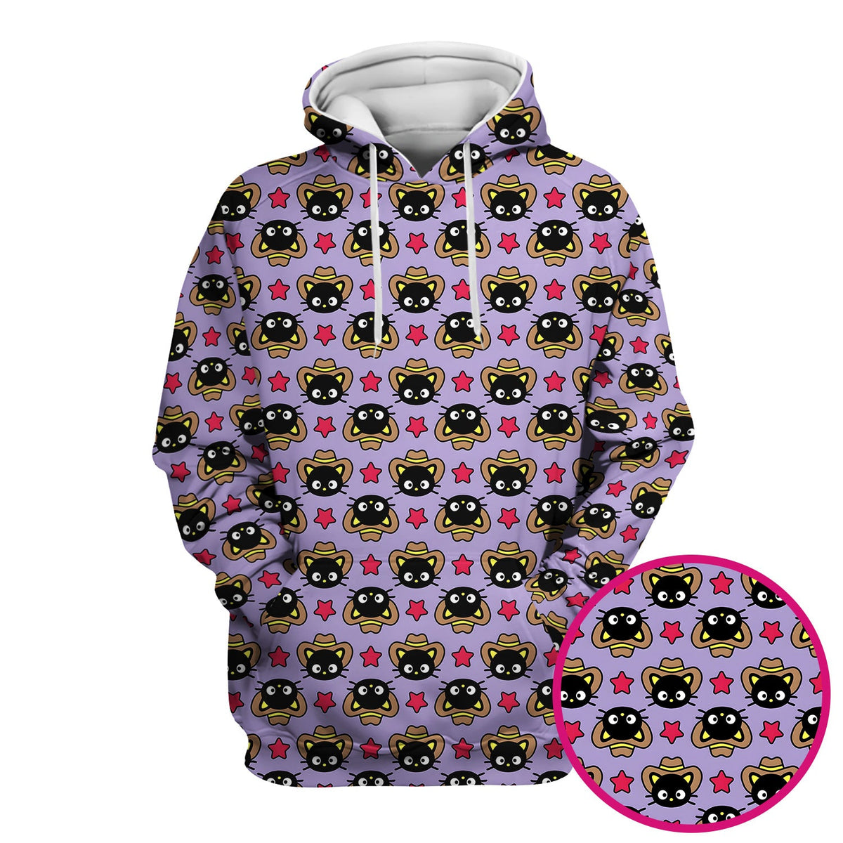 Cowboy Cat Nurse Scrub Top