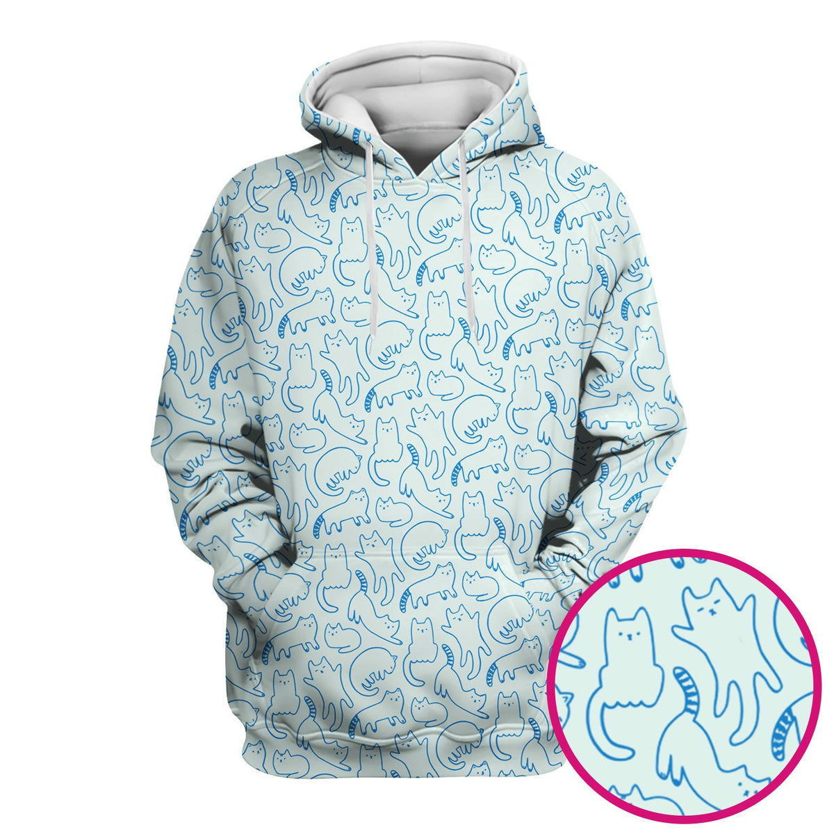 Artistic Cat Nurse Scrub Top