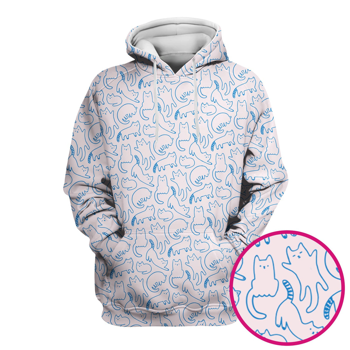 Artistic Cat Nurse Scrub Top