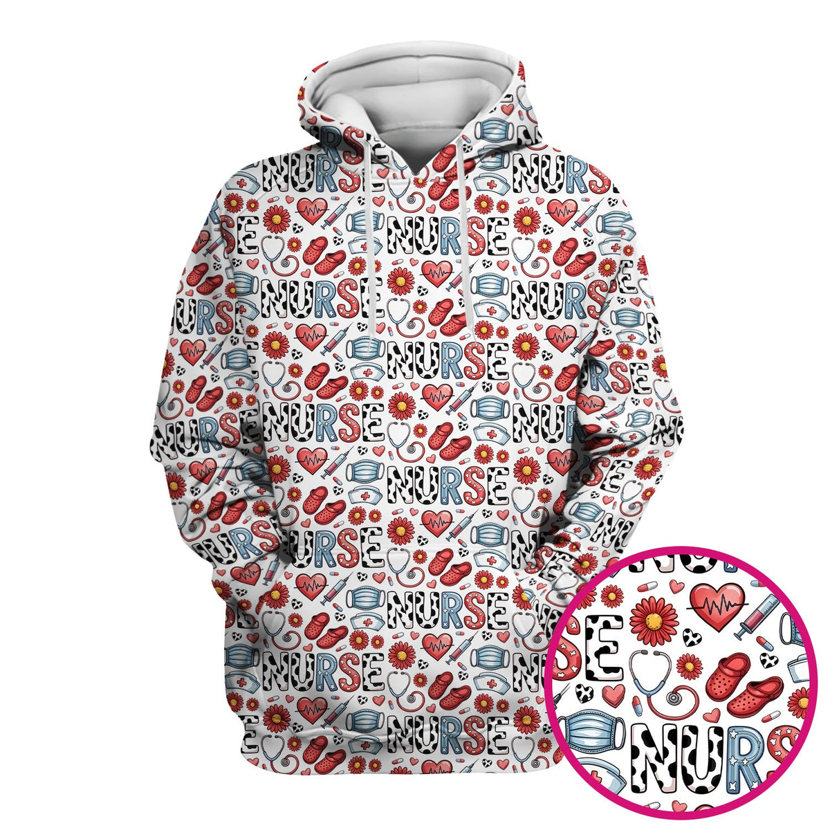 Medical Icon Nurse Scrub Top