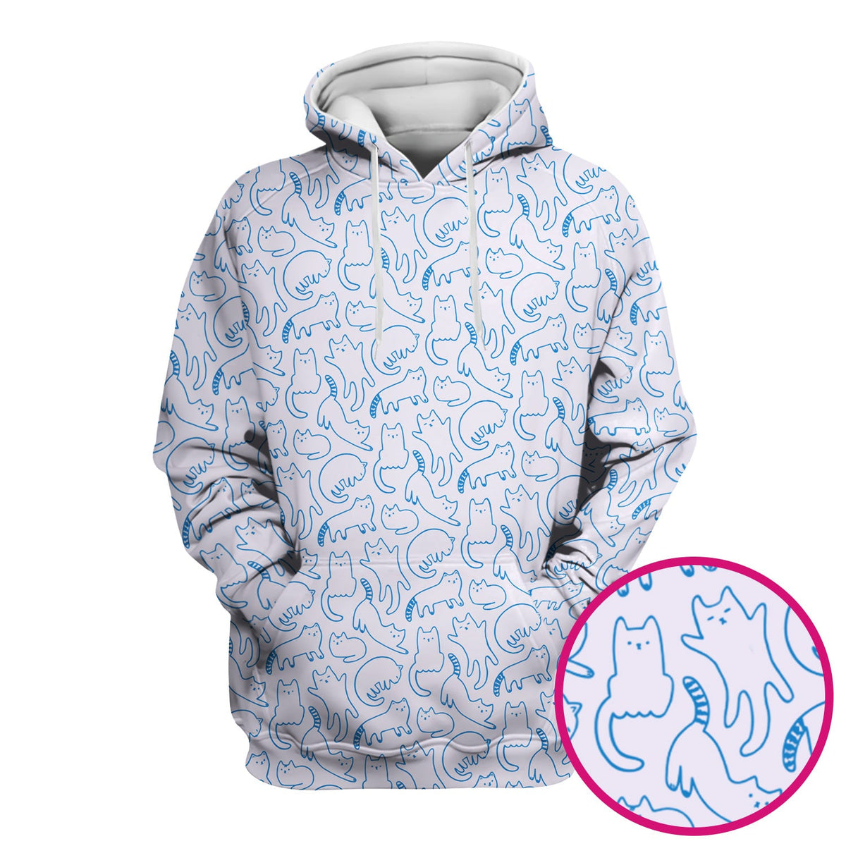 Artistic Cat Nurse Scrub Top