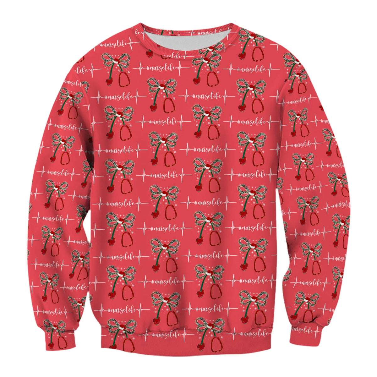 Stethoscope Heartbeat Nurse Shirt - Christmas Gift