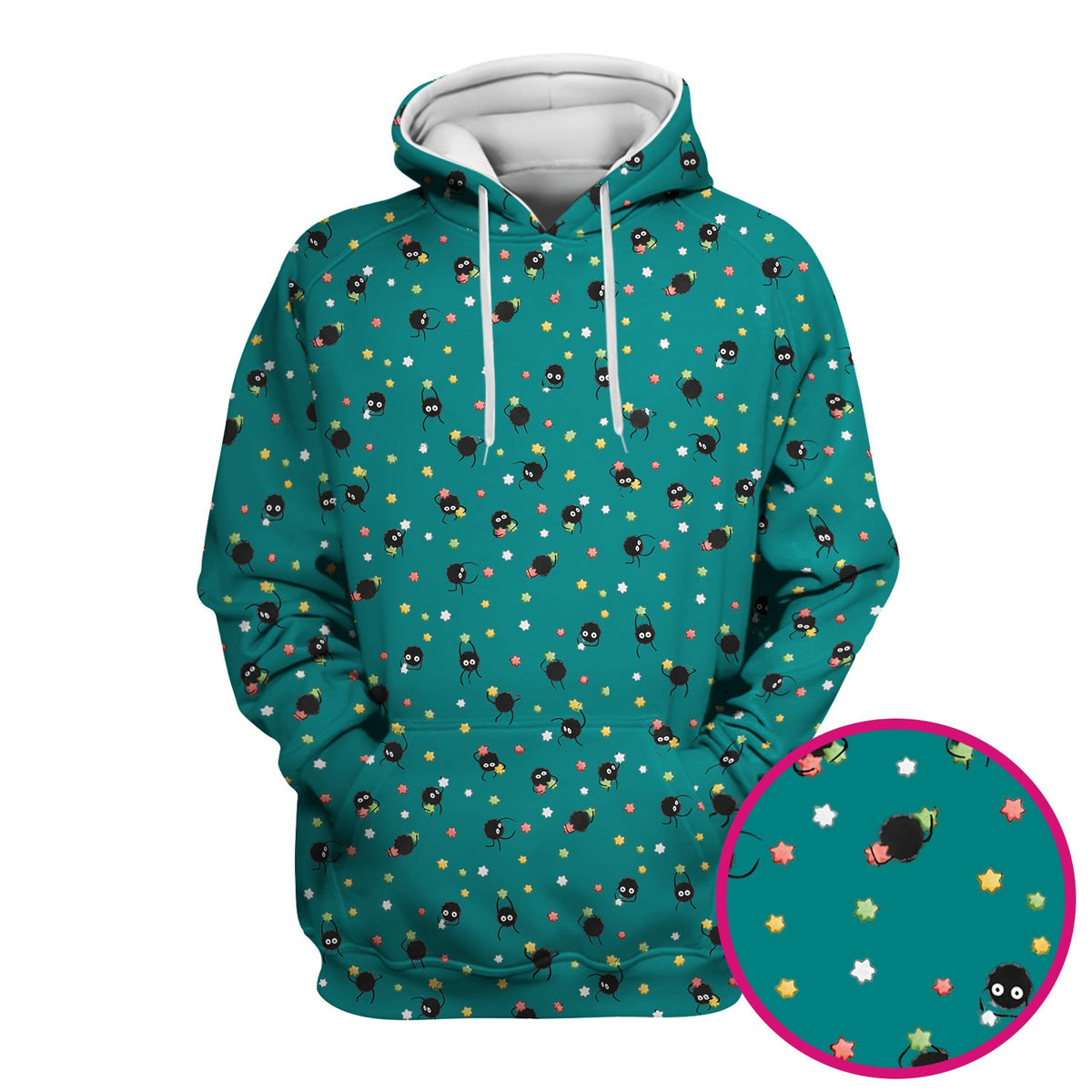 Funny Spider Pattern  Scrub Top, Cartoon Spider Pattern Nursing Uniform For Women