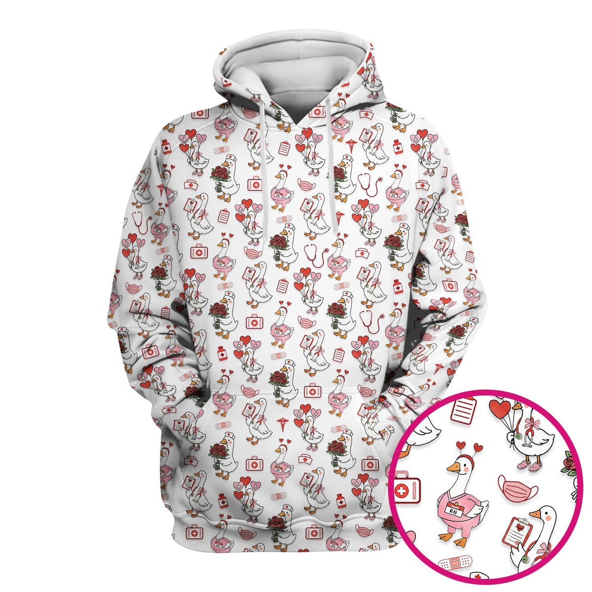Goose Medical Nurse Scrub Top