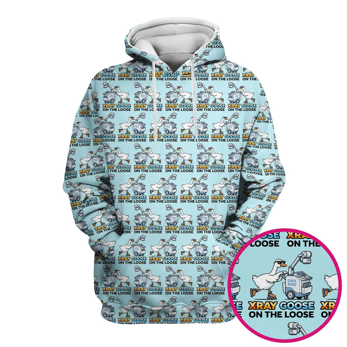 Xray Goose On The Loose Nurse Scrub Top