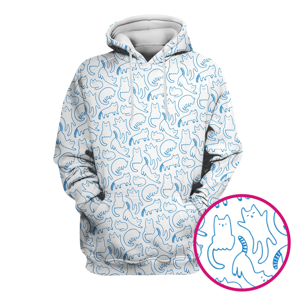Artistic Cat Nurse Scrub Top