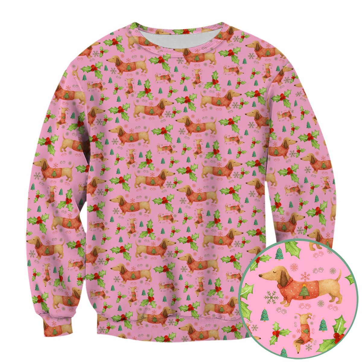Dachshund Nurse Scrub Top - Christmas Gift