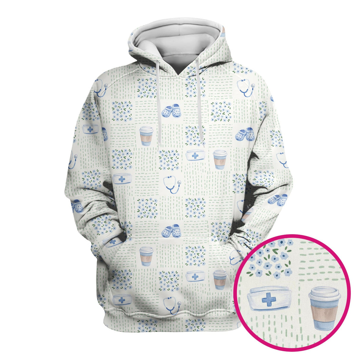 Medical Essentials Nurse Scrub Top