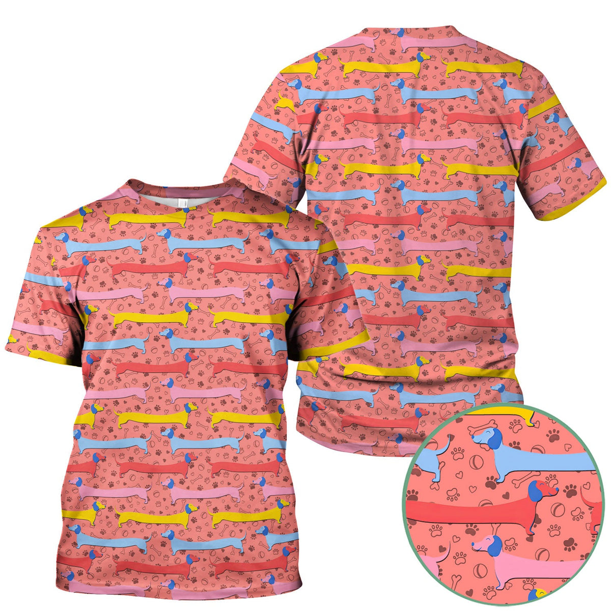 Dachshund Sausage Dog Nurse Scrub Top