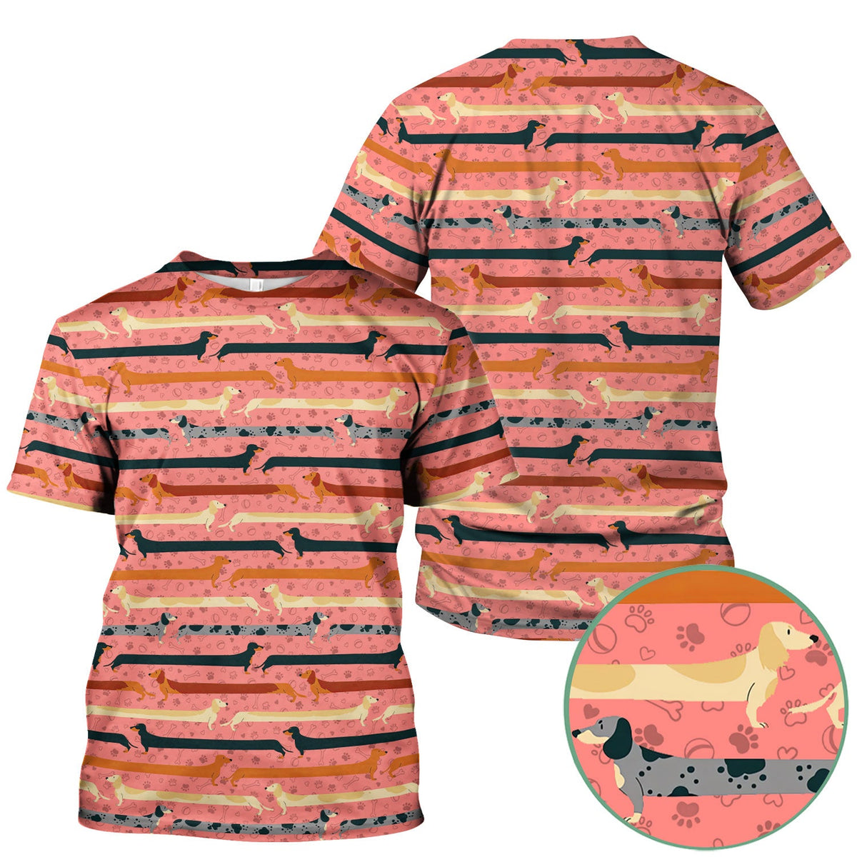 It's Been A Long Day Dachshund Nurse Scrub Top