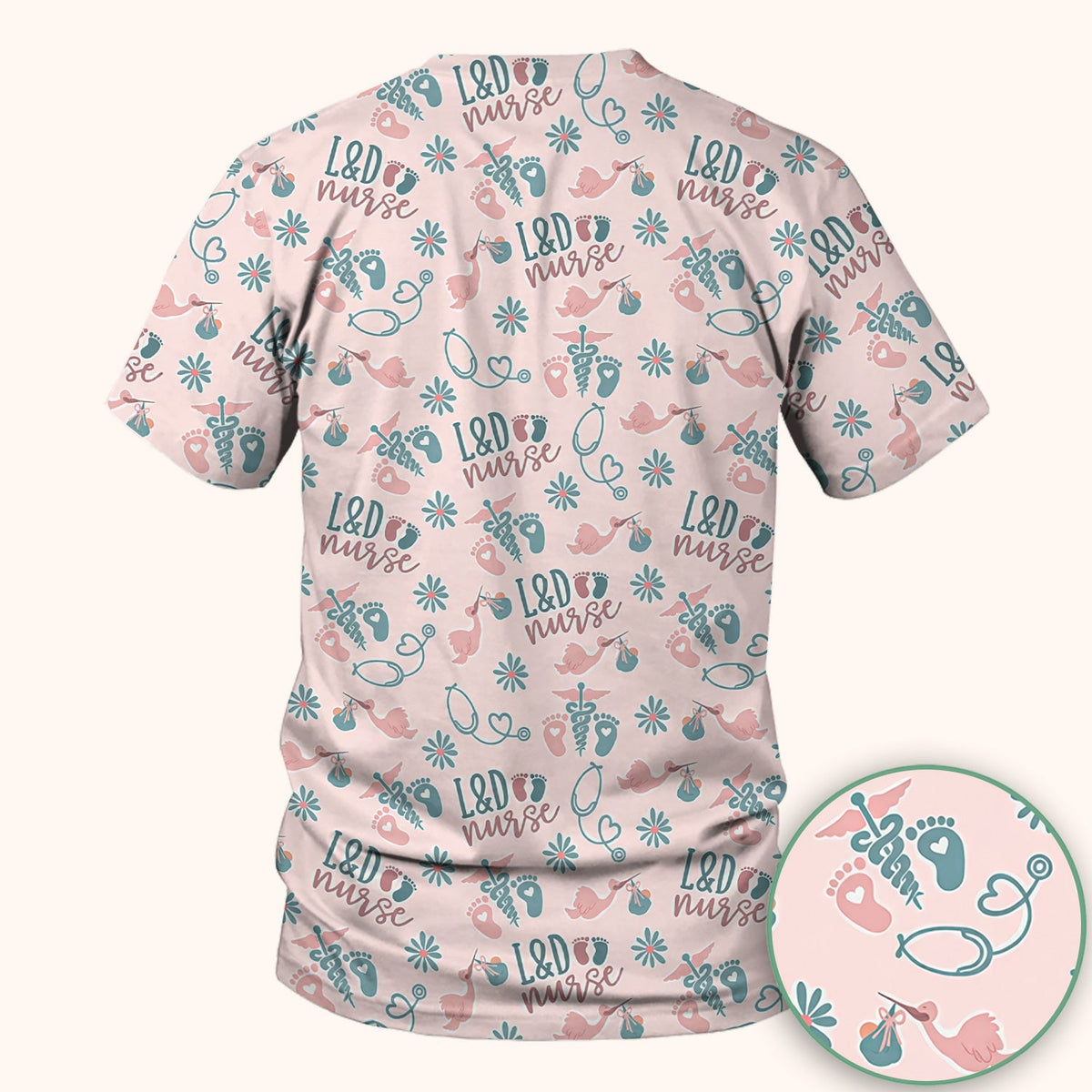 Labor and Delivery Nurse Scrub Top