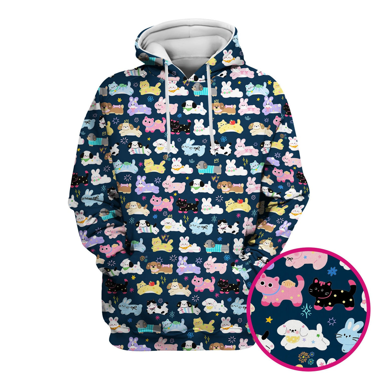 Kawaii Animal Nurse Scrub Top
