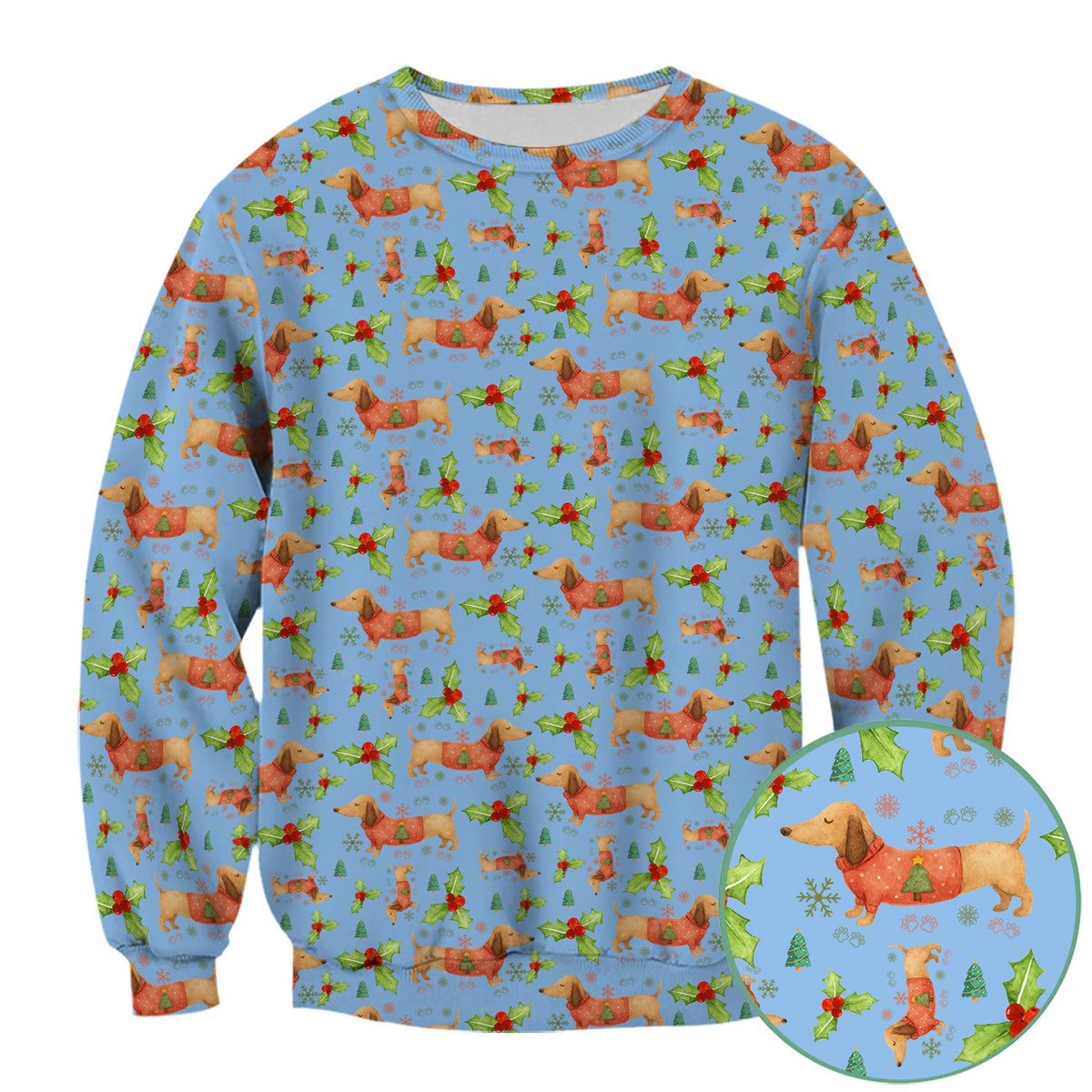 Dachshund Nurse Scrub Top - Christmas Gift