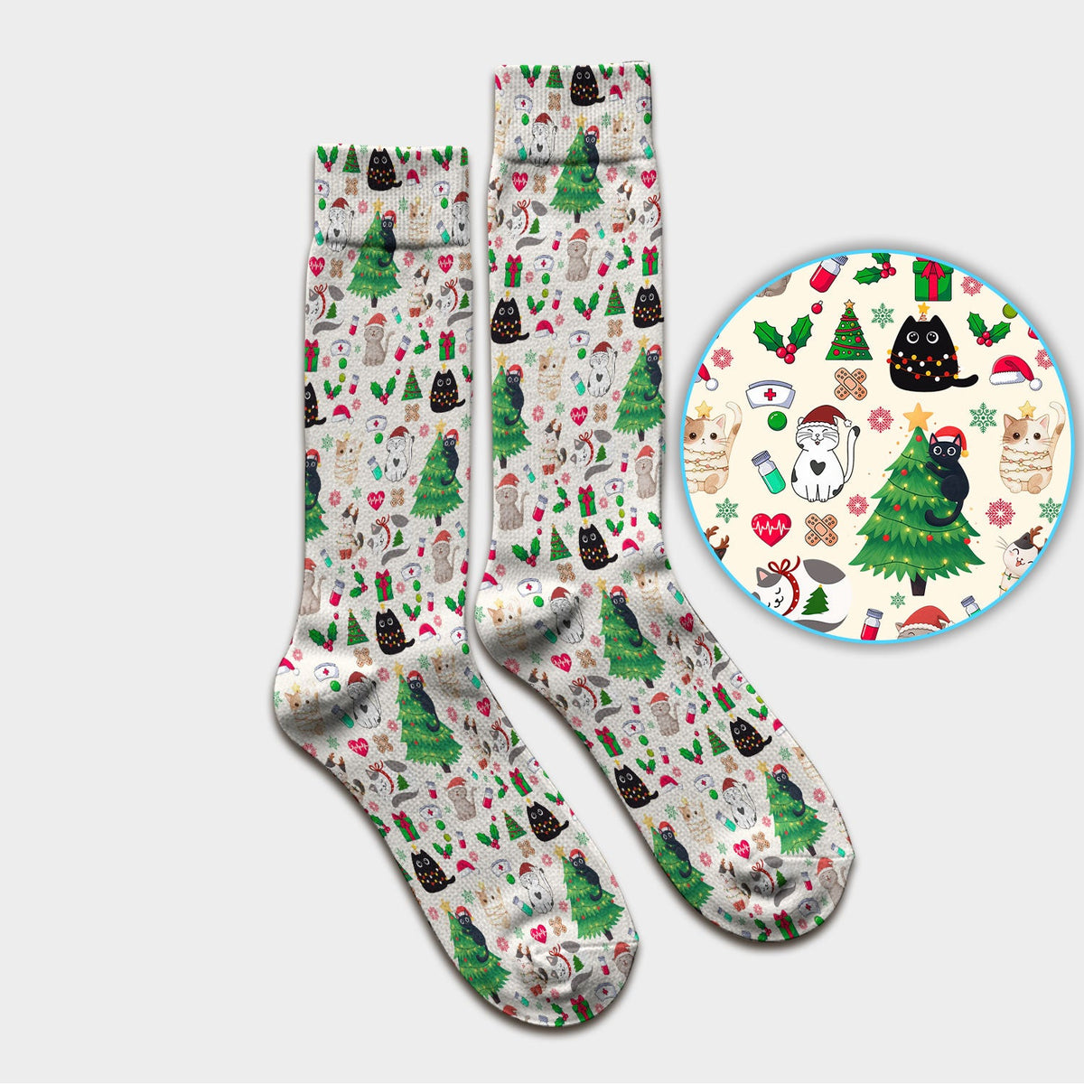 Christmas Pet Nurse Socks